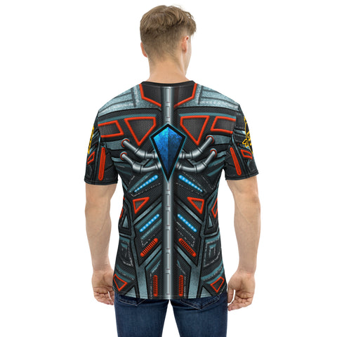 Men's t-shirt - Exoskeleton Cyberpunk armor