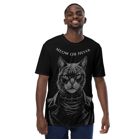 Men's t-shirt - Meow or Never