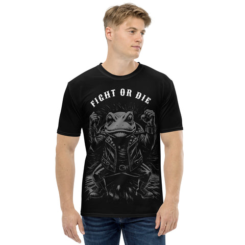 Men's t-shirt - Fight or Die  - Toad