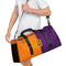 Duffle bag - Hype double color sport bag. Cool sport bag with crown luxury print