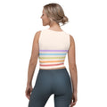 Grow in grace - exclusive designer fitted crop top. Cute crop top with rainbow.