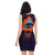 Sexy night dress for party. Dress with cool Eye graffiti on back