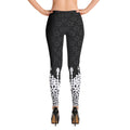 Designer womens Leggings with stars print. Fashionable womens leggings with gray stars pattern