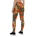 Fashionable womens Leggings with floral pattern. Sexy womens leggings with flowers print. Swag youth womens leggings