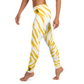 Womens leggings with tiger stripes pattern. Womens leggings with animal print