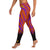Designer womens Leggings with tiger stripes print. Fashionable womens leggings with animal pattern.
