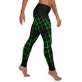 Cool Fashionable womens leggings - green spider web