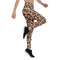 Designer womens Leggings with leopard print. Swag womens leggings with unique designer animals pattern. Colorful womens leggings