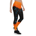 Particle attraction - sexy designer womens leggings with unique graffiti pattern. Fashionable womens leggings with graffiti print