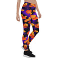 Designer womens Leggings with exclusive bubble print. Fashionable womens leggings with designer pattern.