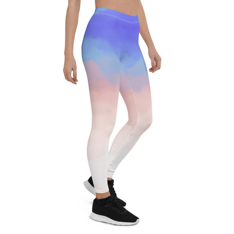 Sexy womens Leggings with designer pattern - sky. Swag womens leggings with unique designer pattern. Colorful womens leggings