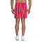Designer Men's Shorts with trendy pattern. Mens athletic shorts.