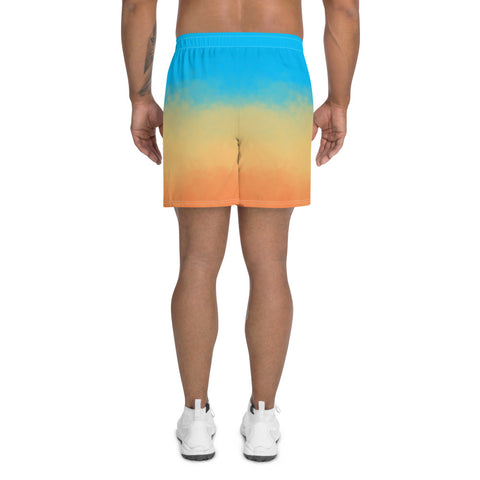 Drip Men's Shorts with trendy pattern - Skydiving. Fashionable Mens shorts with cool print.