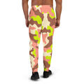 Mens Joggers with red camouflage. Mens joggers with camo print