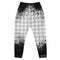 Mens Joggers with plaid pattern. Mens white joggers. Fashionable mens pants with plaid print. Swag joggers