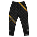 Mens Joggers with barbed wire pattern. SWAGCLO branded mems joggers
