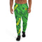 Mens Joggers with 100 dollars pattern. Mens Joggers with money pattern. One hundred dollars print.