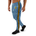 Mens Joggers with floral pattern. Luxury Mens Joggers with flowers pattern.