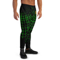 SWAG Mens Joggers with spider web. Awesome pants with green spider web