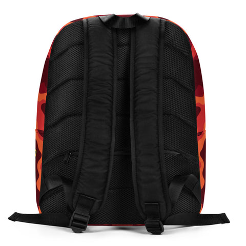 LIMITED EDITION - Designer Drip Backpack with Cyberpunk Gorilla. Fashionable backpack with brand cyber print. Cool swag gift for boyfriend or girlfriend. Backpack for tablet. Laptop backpack.