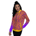 Designer leopard womens Bomber Jacket. SWAG Bomber jacket with leopart print.